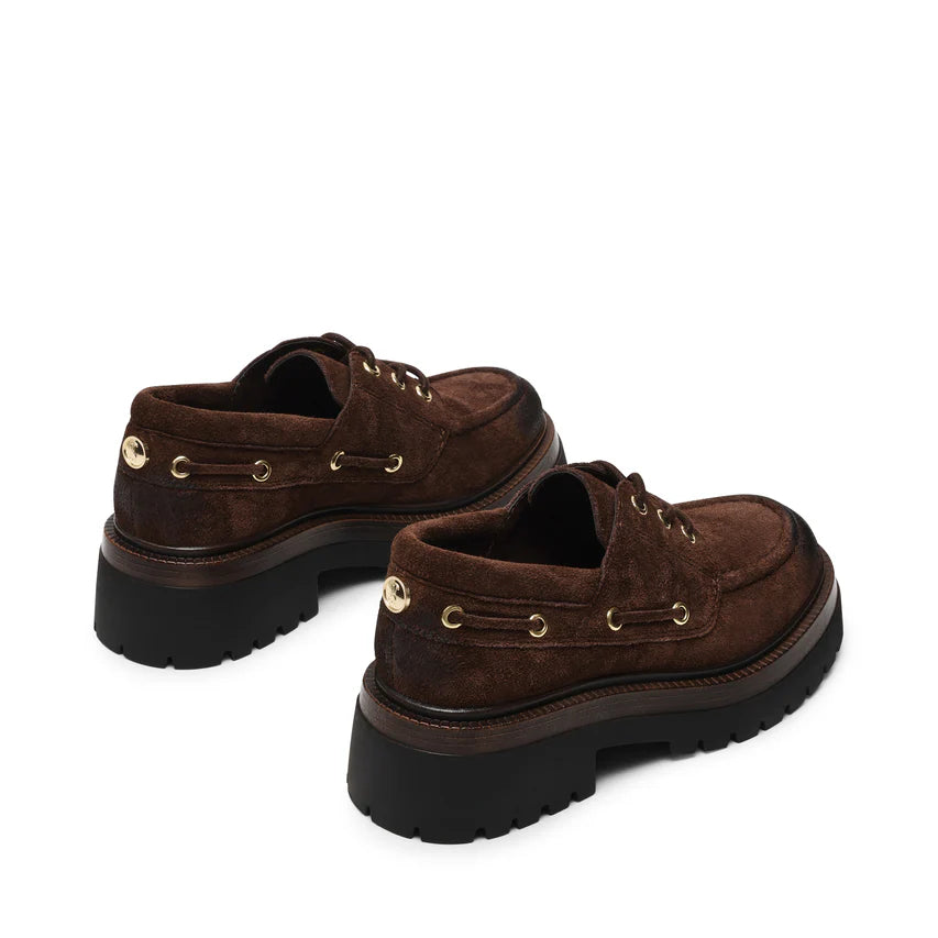 Mocassino lacci Detroit marrone scuro Steve Madden