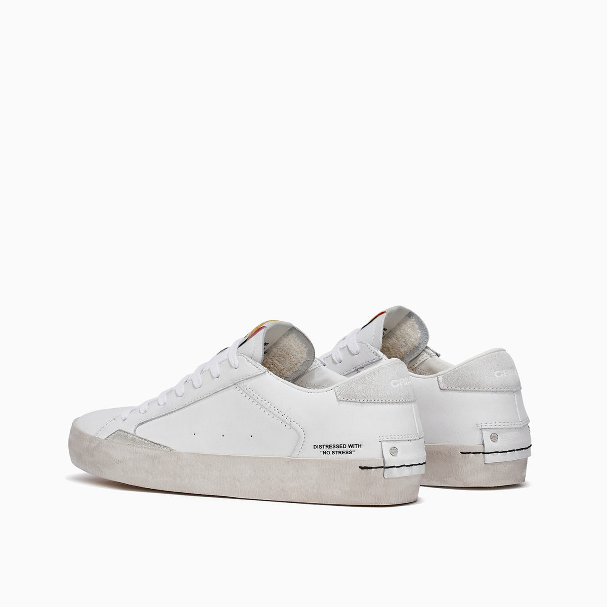 Sneakers Donna - DISTRESSED TOTAL BIANCA - Crime London