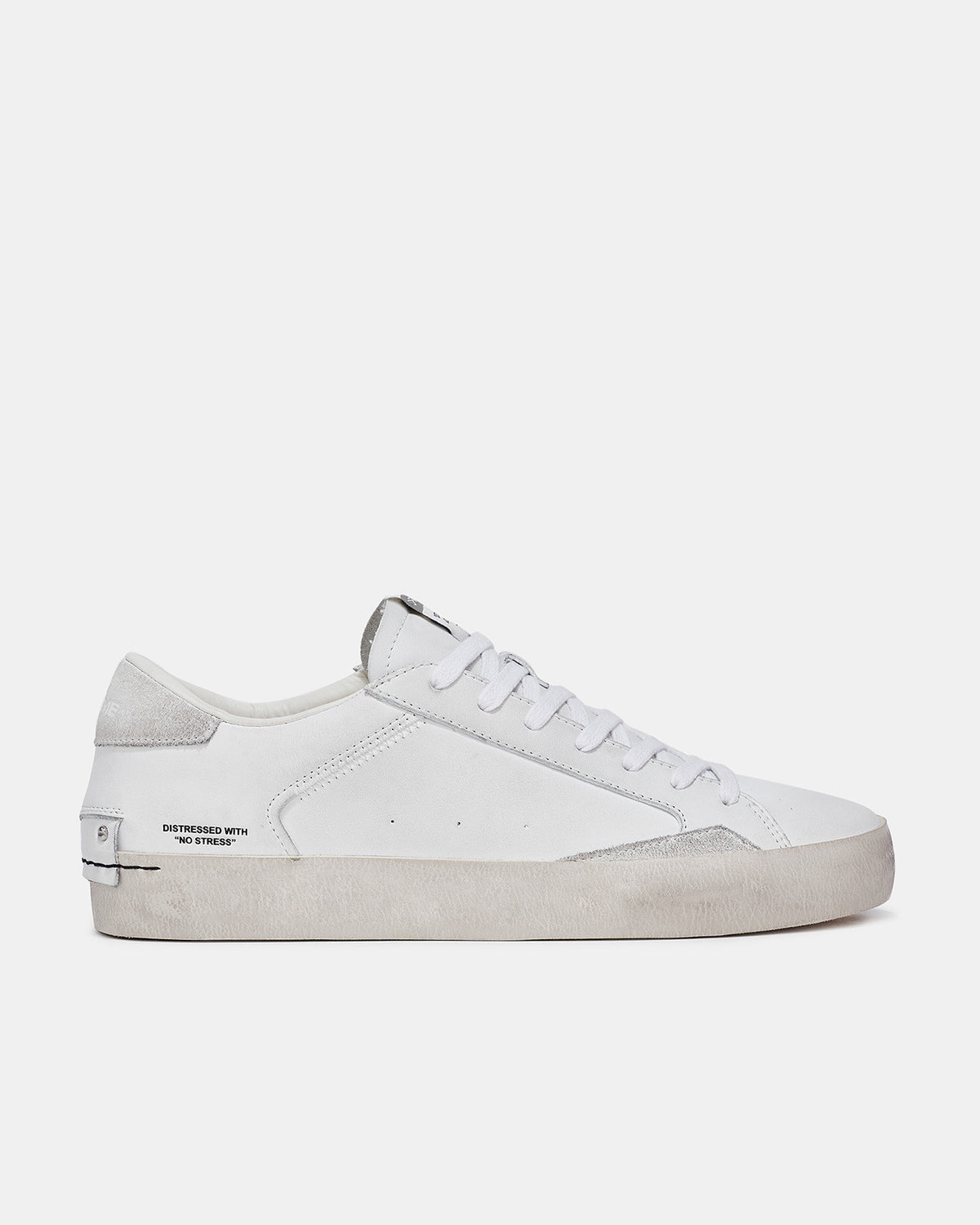 CRIME LONDON DISTRESSED WHITE UOMO
