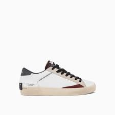 Sneakers Uomo - BASSO BIANCO TOP GRIGIO - Crime London