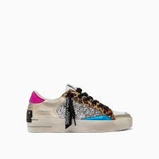 Sneakers Donna - SK8 DELUXE MULTICOLOR LEO - Crime London