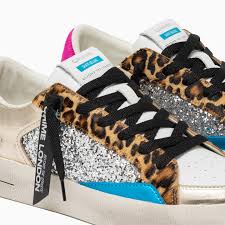 Sneakers Donna - SK8 DELUXE MULTICOLOR LEO - Crime London