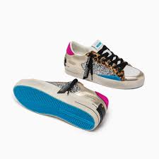 Sneakers Donna - SK8 DELUXE MULTICOLOR LEO - Crime London