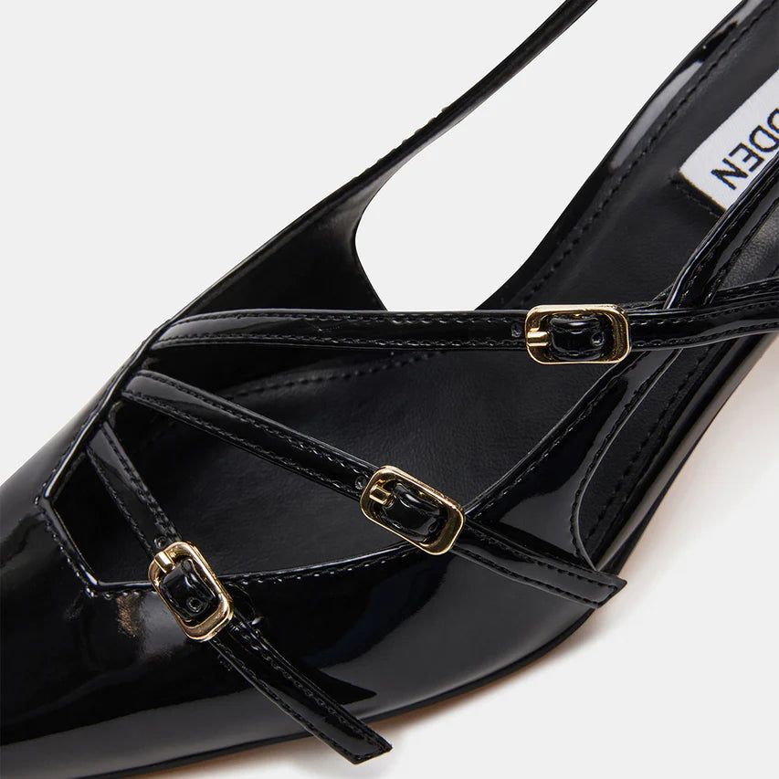 Slingback Liana vernice nera Steve Madden