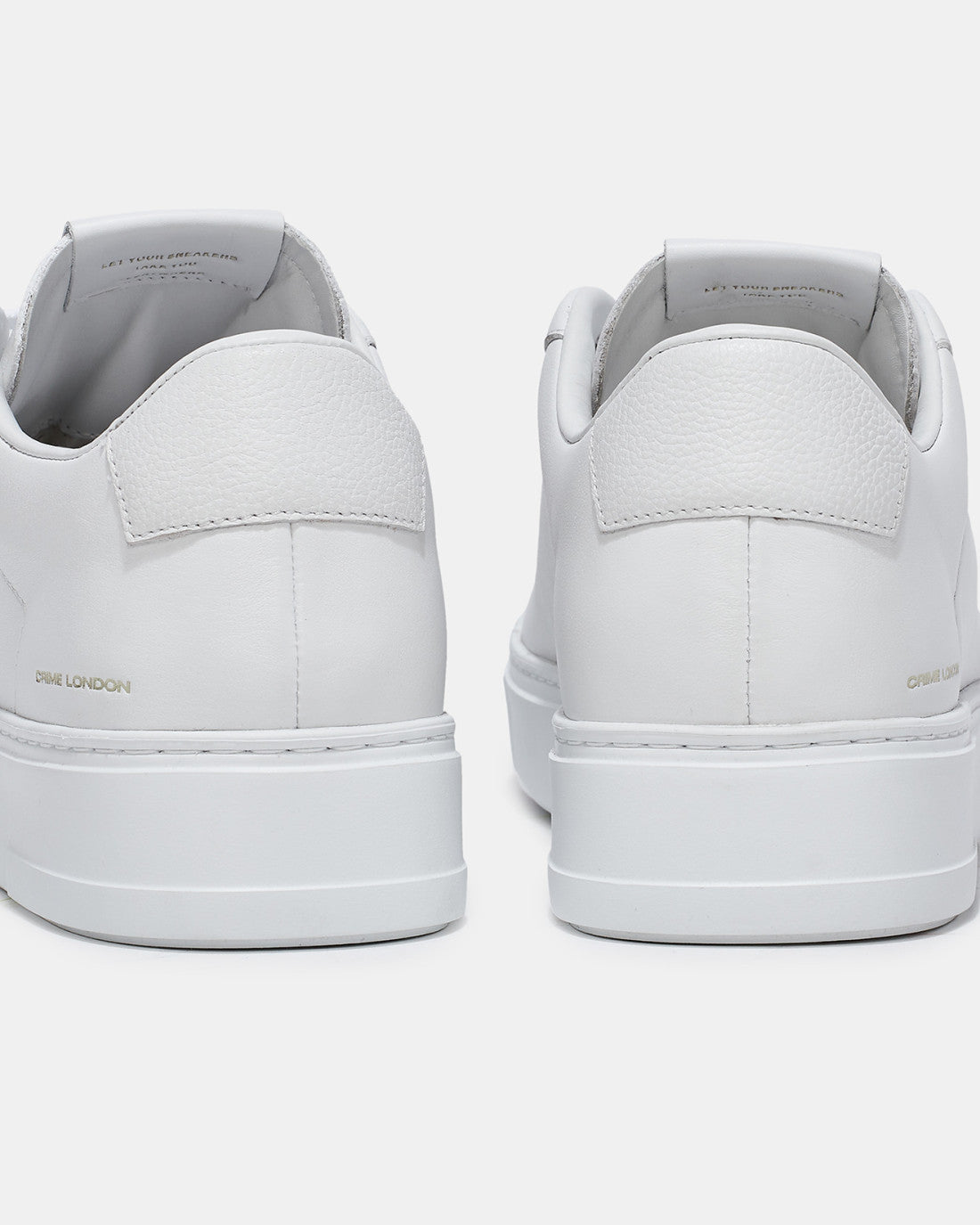 EXTRALIGHT ALL WHITE SNEAKER CRIME UOMO