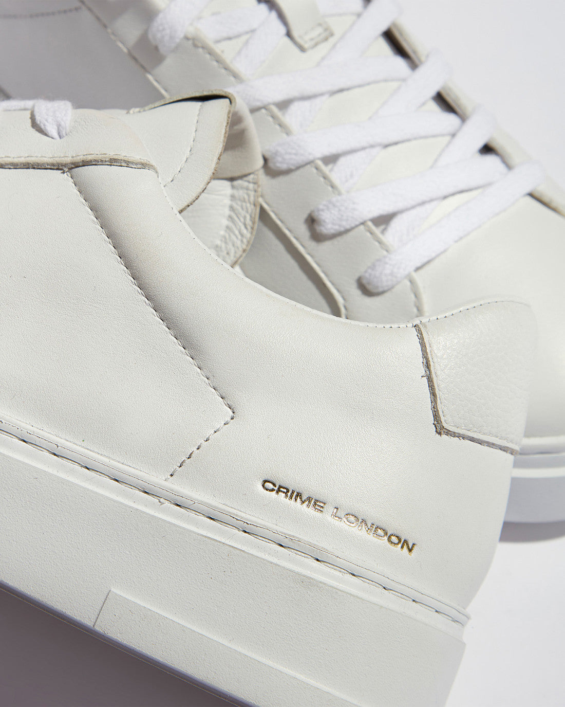 EXTRALIGHT ALL WHITE SNEAKER CRIME UOMO