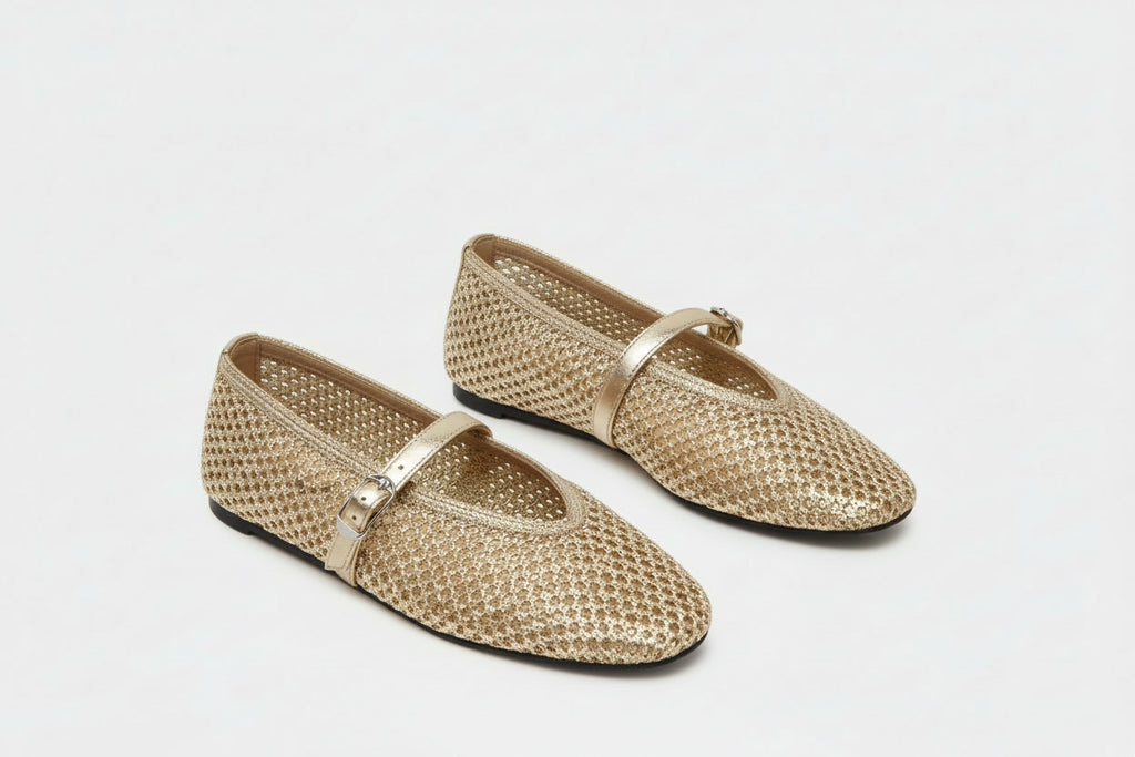 STEVE MADDEN GAYLA BALLERINA ORO