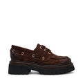 Mocassino lacci Detroit marrone scuro Steve Madden