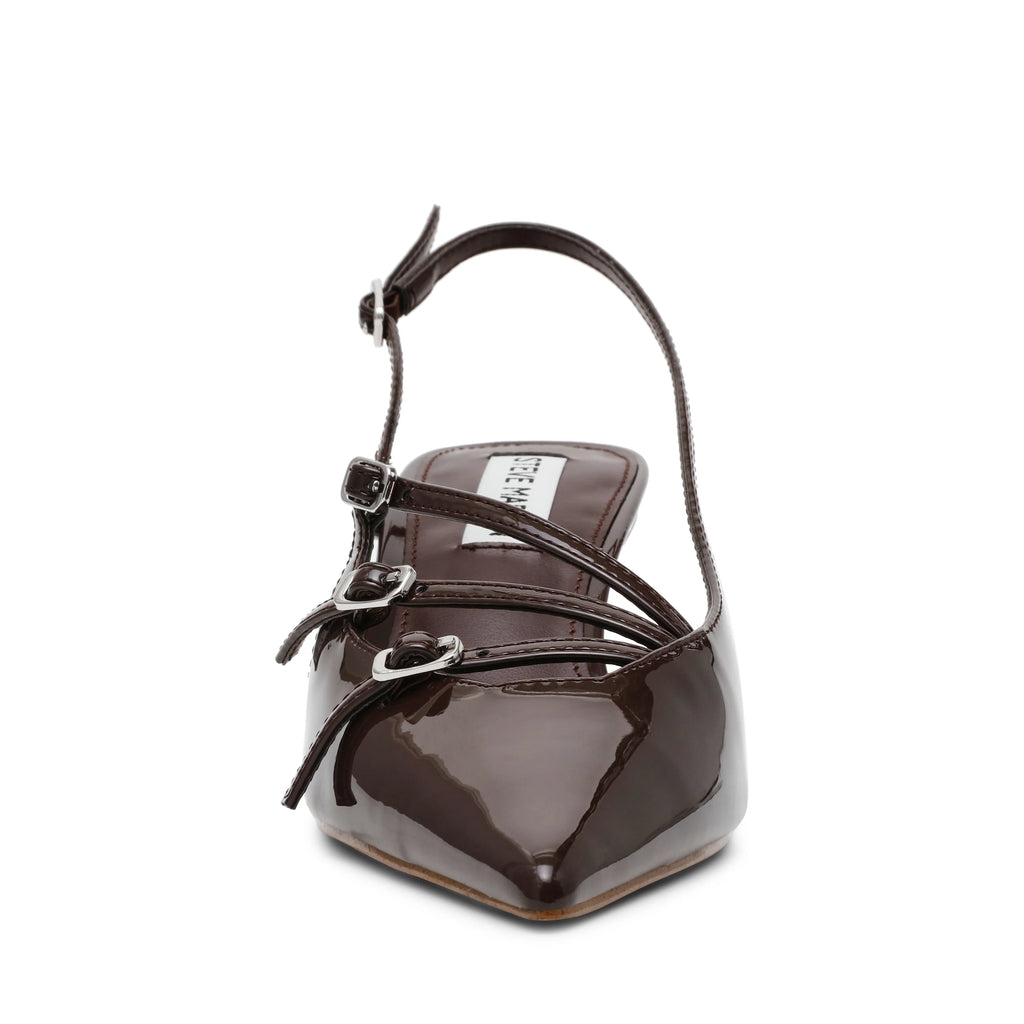 Slingback Liana vernice coffee Steve Madden