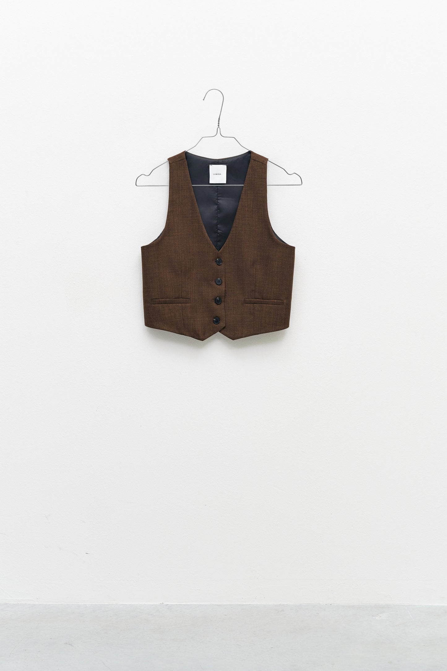 Gilet Corto - MARRONE - Lumina