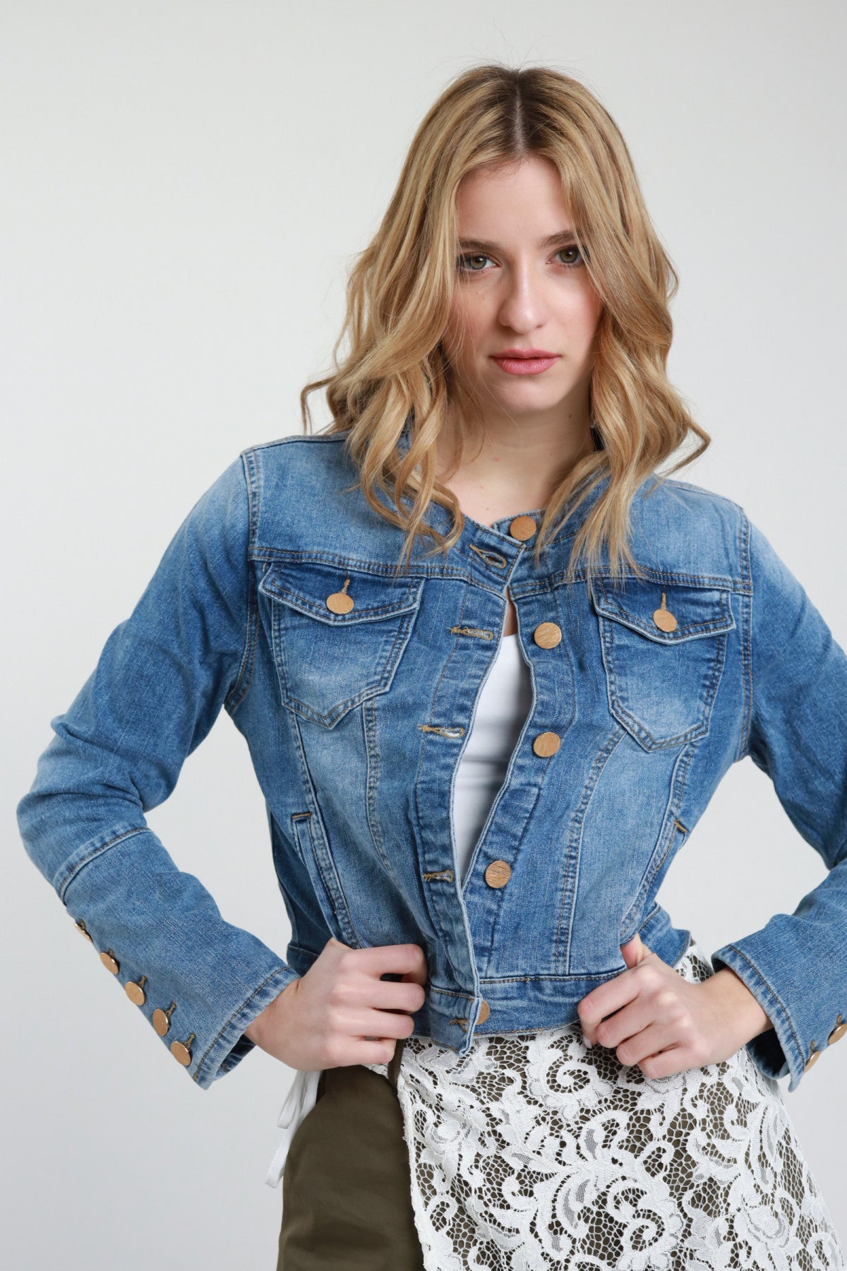 SUSY MIX GIUBBINO JEANS PT241626