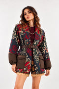 KONTATTO JACKET KIMONO FANTASY ARABESCO