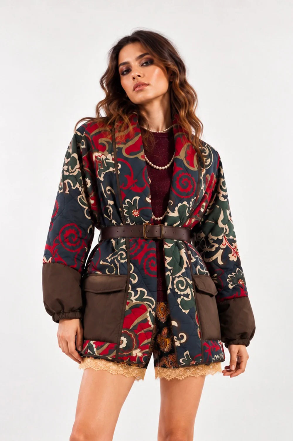 KONTATTO JACKET KIMONO FANTASY ARABESCO