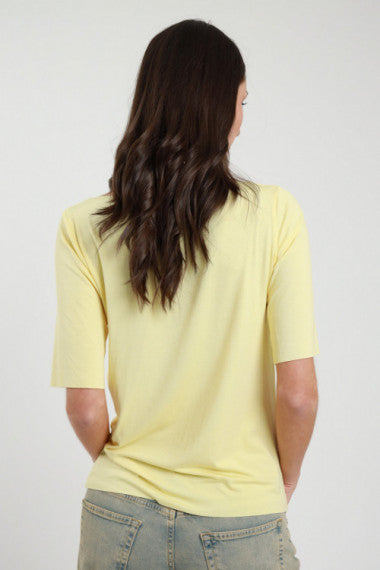 SUSY MIX T-SHIRT MANICHE 3/4 GIALLO