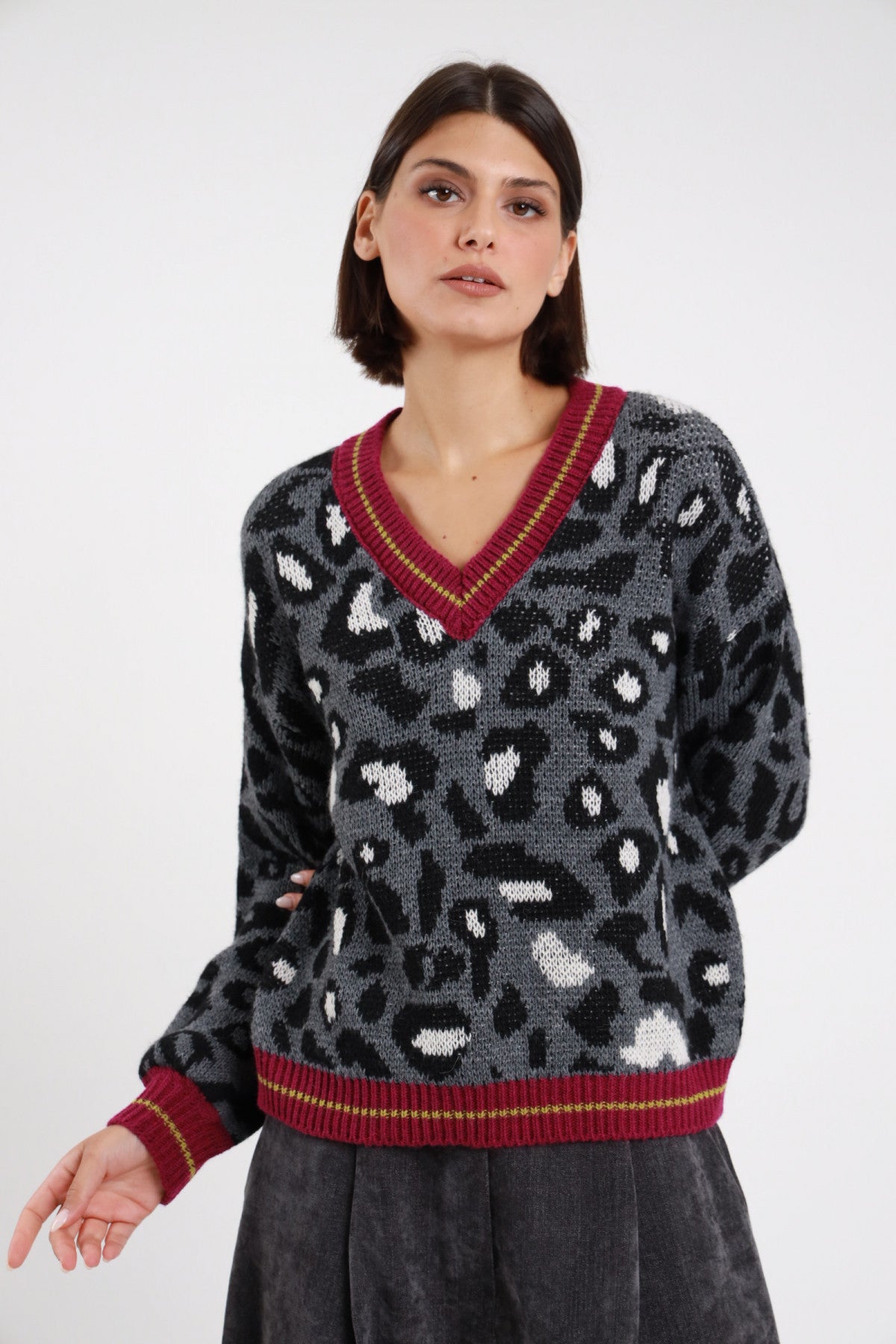 SUSYMIX MAGLIA SCOLLO A V AI51332