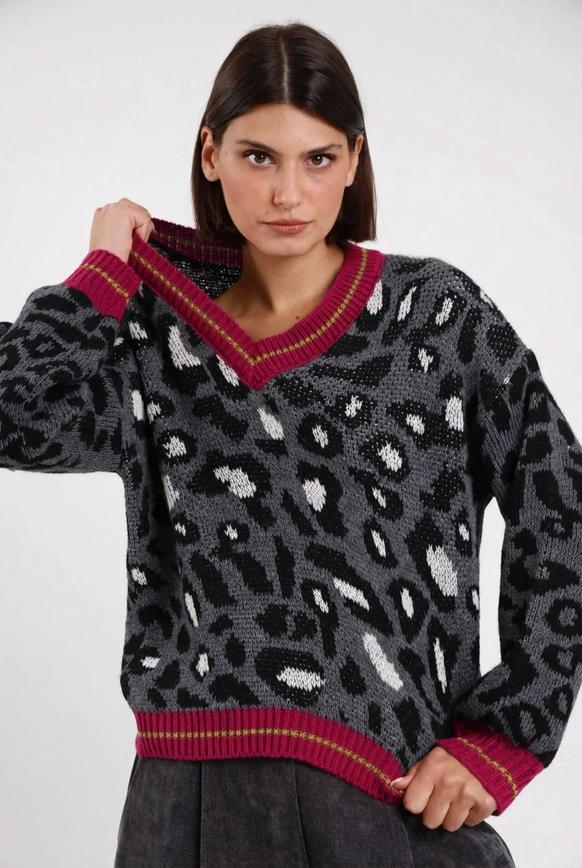 SUSYMIX MAGLIA SCOLLO A V AI51332