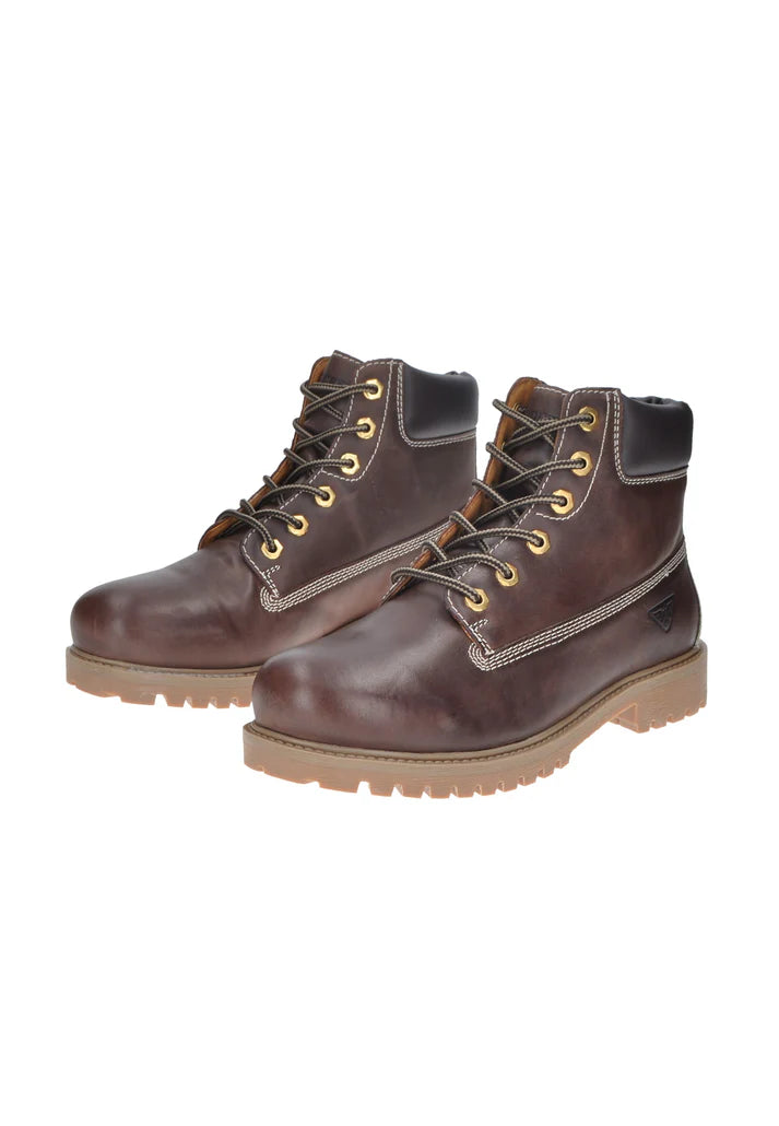 DOCKSTEPS STIVALETTI STRINGATI - MARRONE