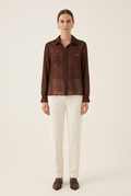SUSYMIX CAMICIA FANTASIA MARRONE L5952CH41