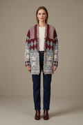 SUSYMIX CARDIGAN FANTASIA BORDEAUX M94059