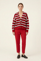 VICOLO PANTALONE ROSSO TAC0418