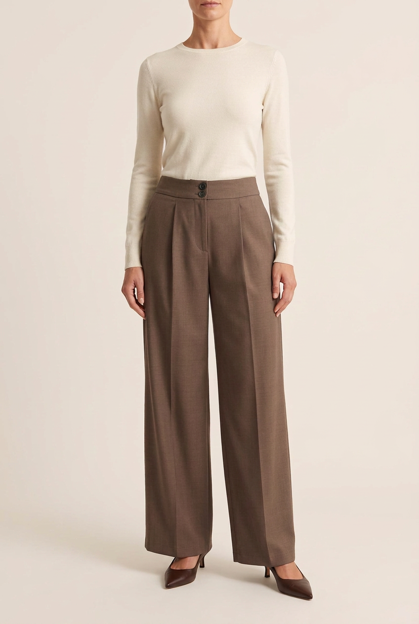 SUSYMIX PANTALONE MARRONE PP477T36