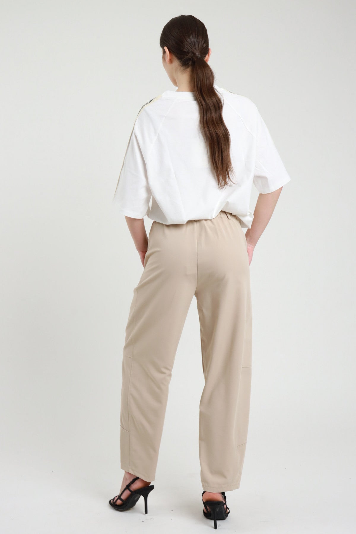 PANTALONI BALLOON BEIGE SUSY MIX