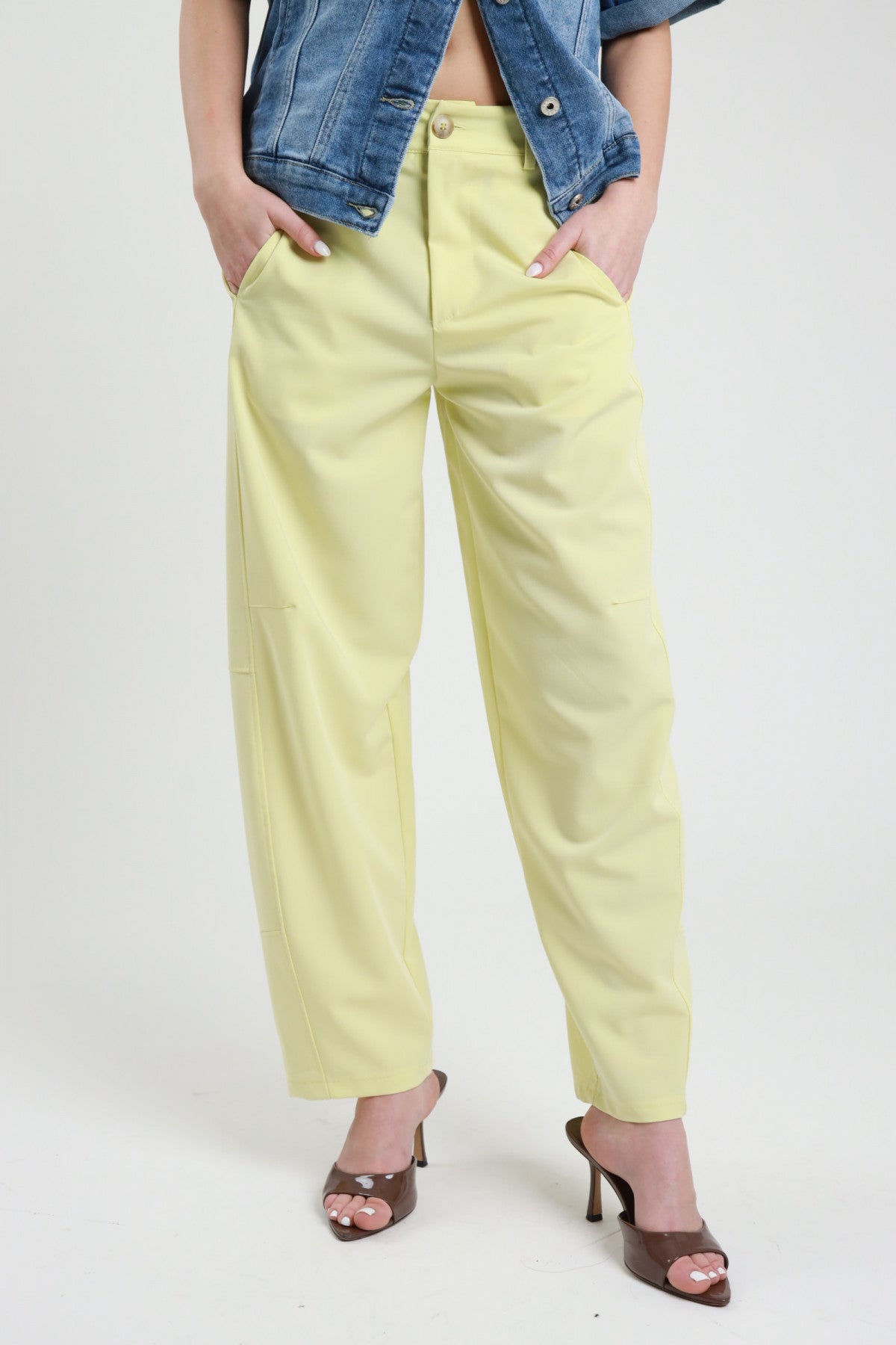 PANTALONI BALLOON GIALLI SUSY MIX