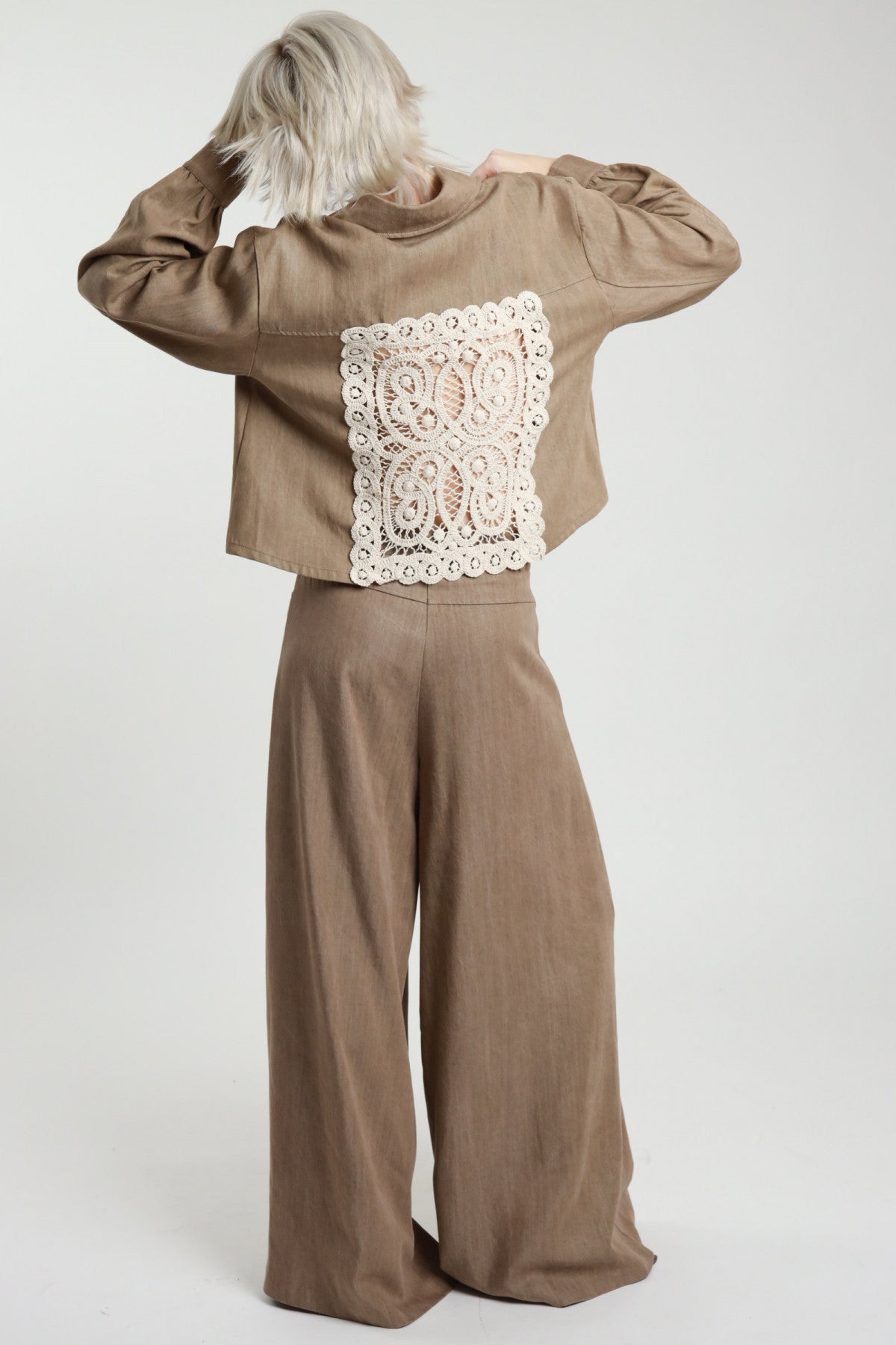 SUSY MIX PANTALONI PALAZZO SAFARI S12132L