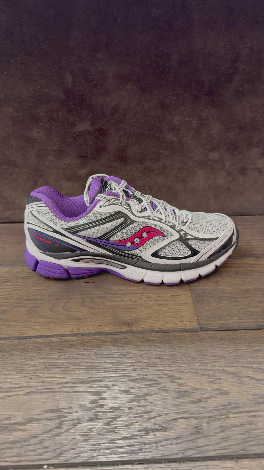 SAUCONY PROGRID GUIDE 7 WHITE-DRUPE DONNA