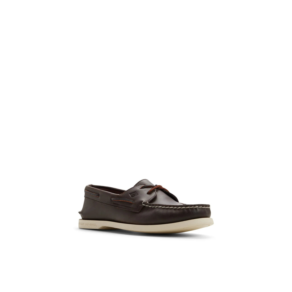 SPERRY BARCA UOMO BROWN SUOLA BIANCA