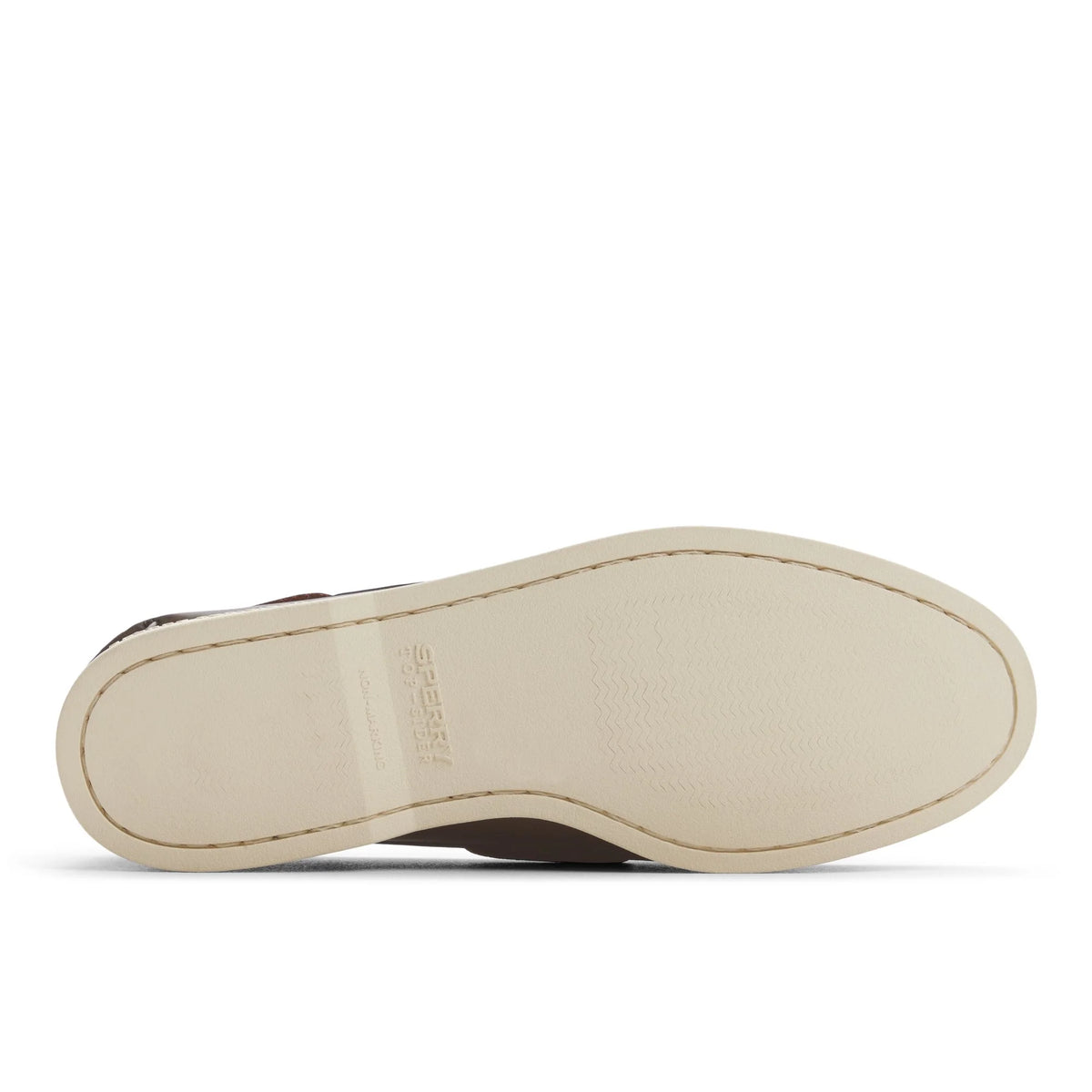 SPERRY BARCA UOMO BROWN SUOLA BIANCA
