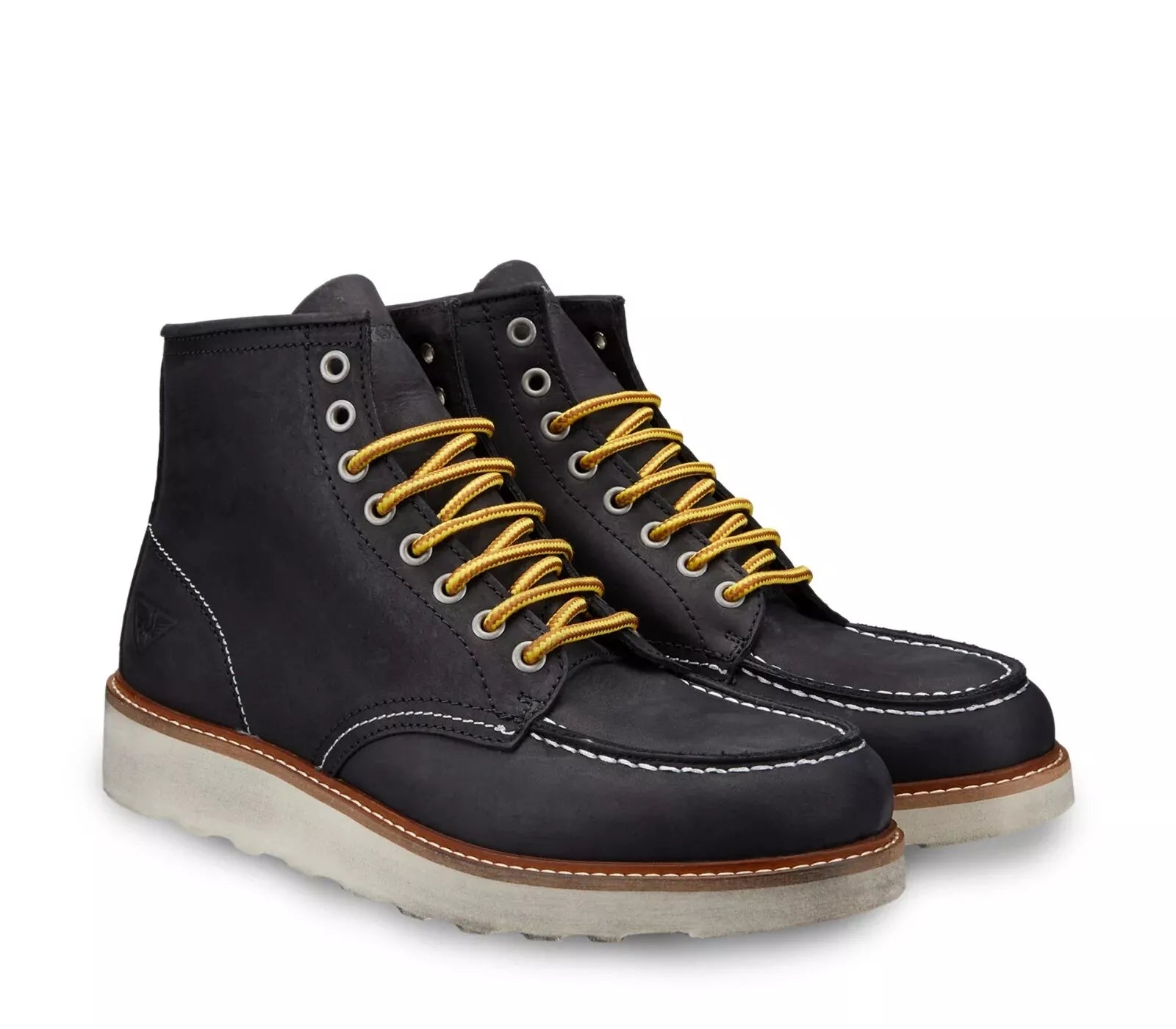 Oakland uomo 1726 mid leather black