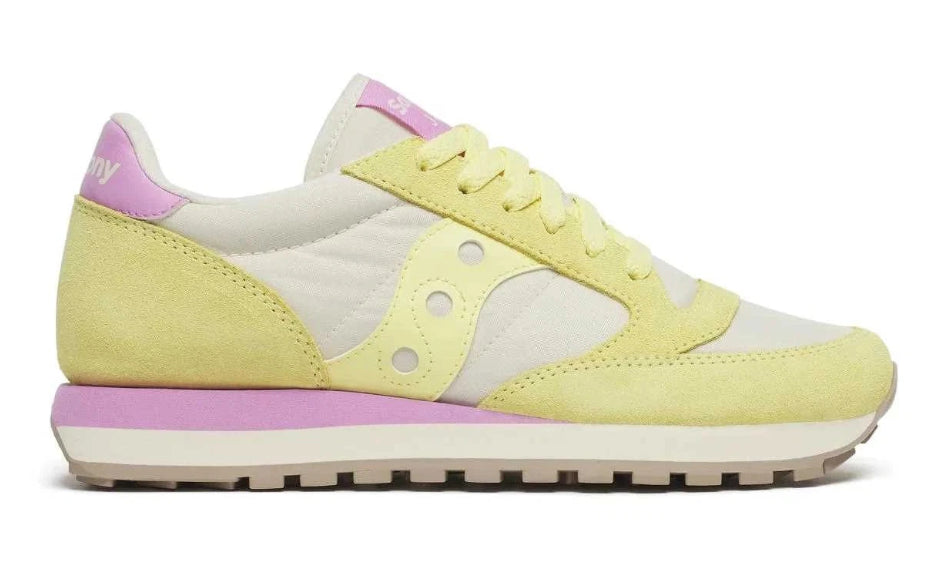 SAUCONY JAZZ ORIGINAL YELLOW/ORCHID S1044-741 DONNA