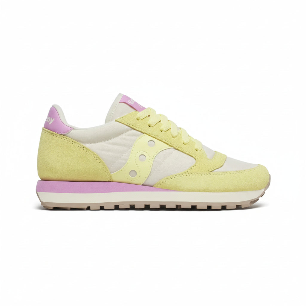 SAUCONY JAZZ ORIGINAL YELLOW/ORCHID S1044-741 DONNA