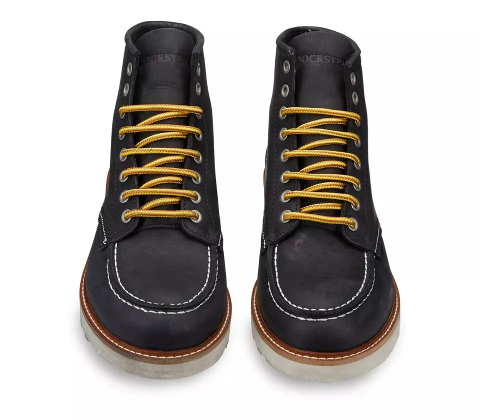 Oakland uomo 1726 mid leather black