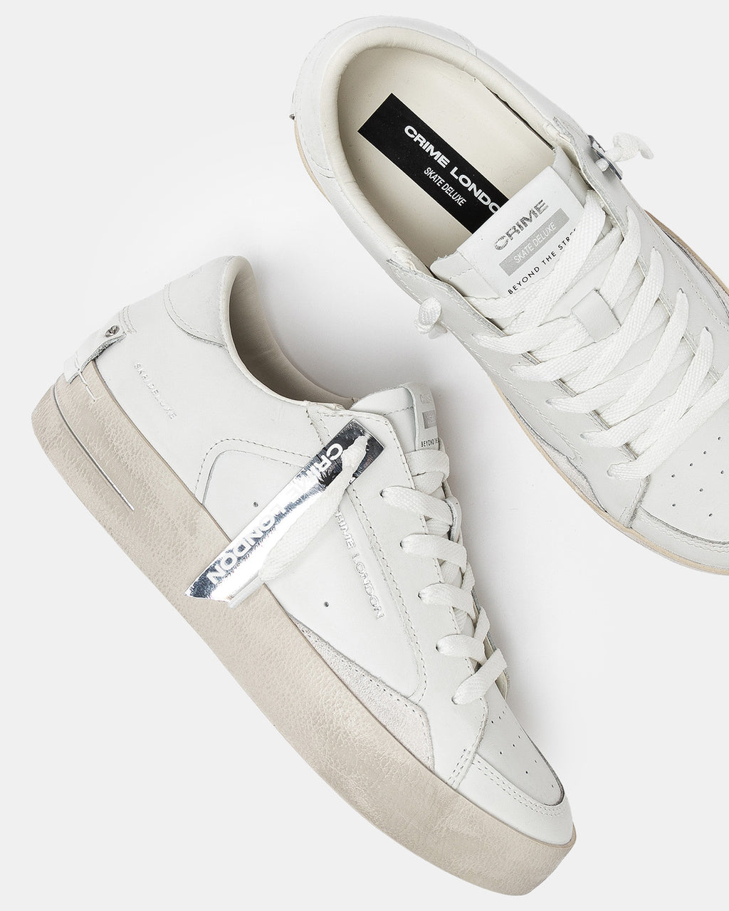 SK8 DELUXE ALL WHITE UOMO