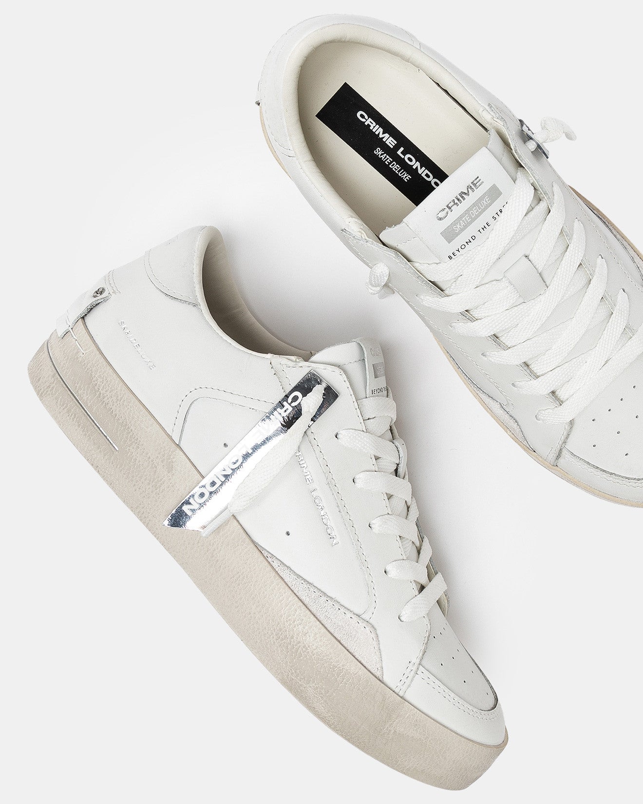 SK8 DELUXE ALL WHITE UOMO