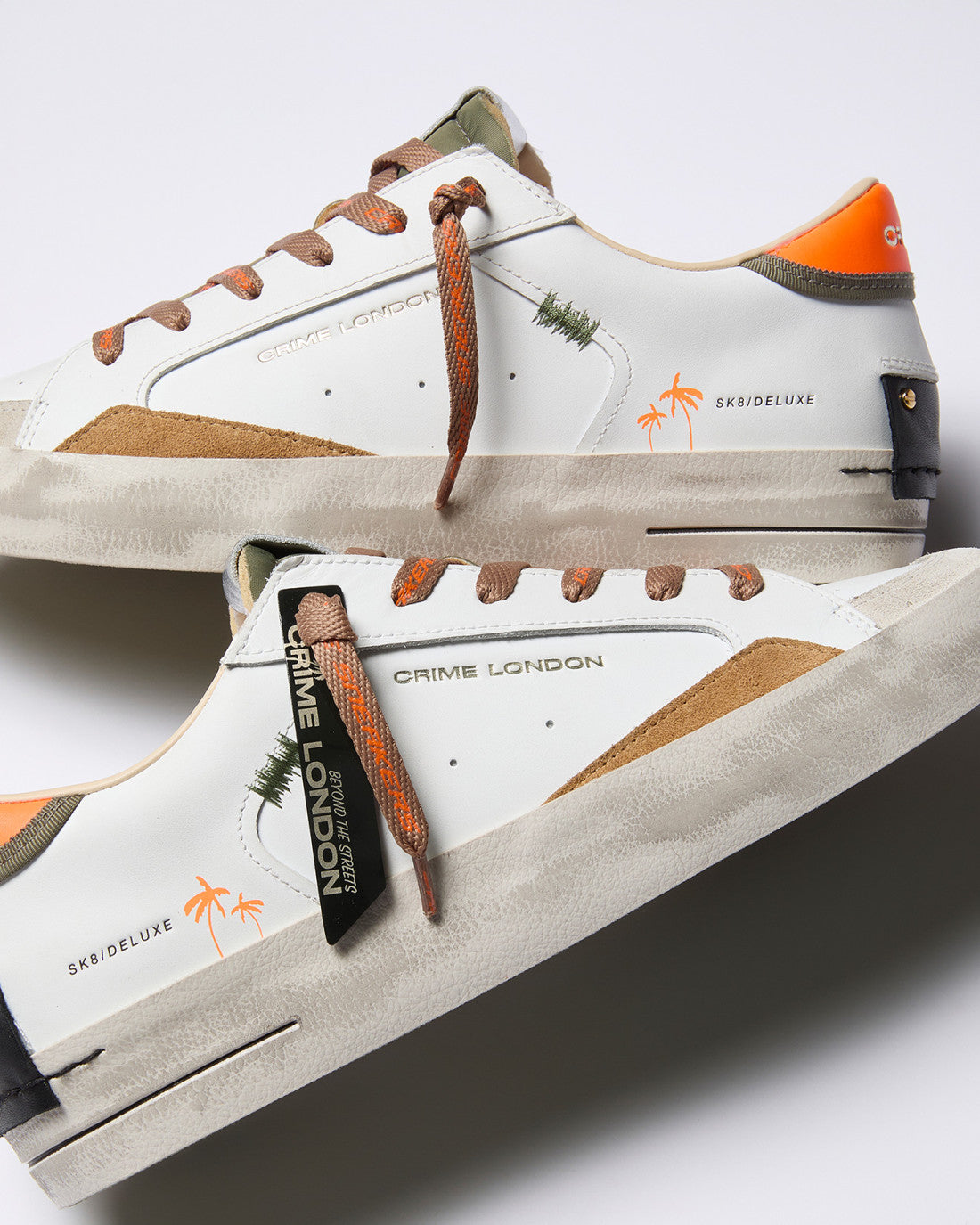SK8 DELUXE AMBER TANGERINE CRIME SNEAKER UOMO