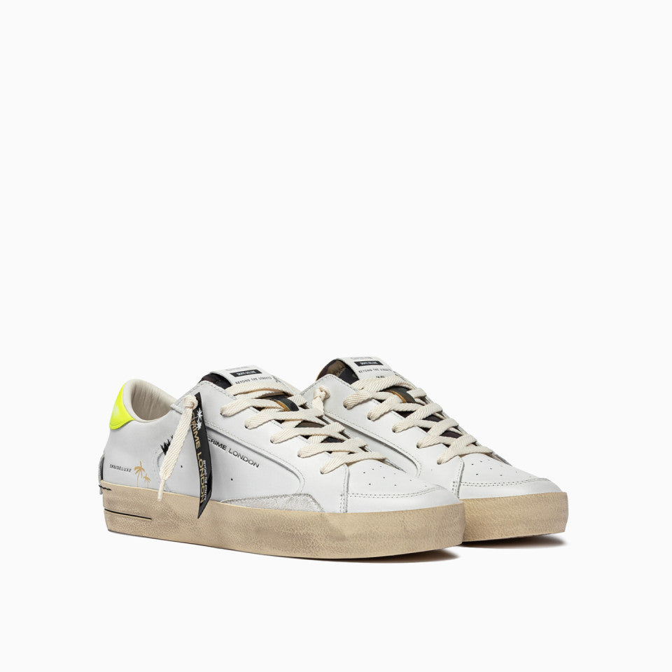 Sneakers uomo Crime London SK8 DELUXE TOP FLUO Giallo