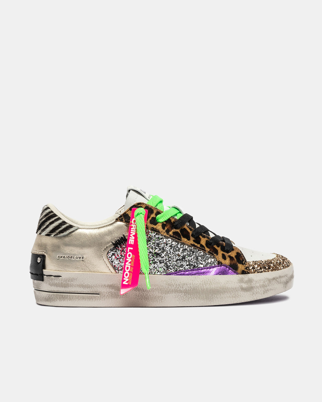 Crime london donna SK8 DELUXE FIERCE NATURE multileo Codice 25104AA8.68