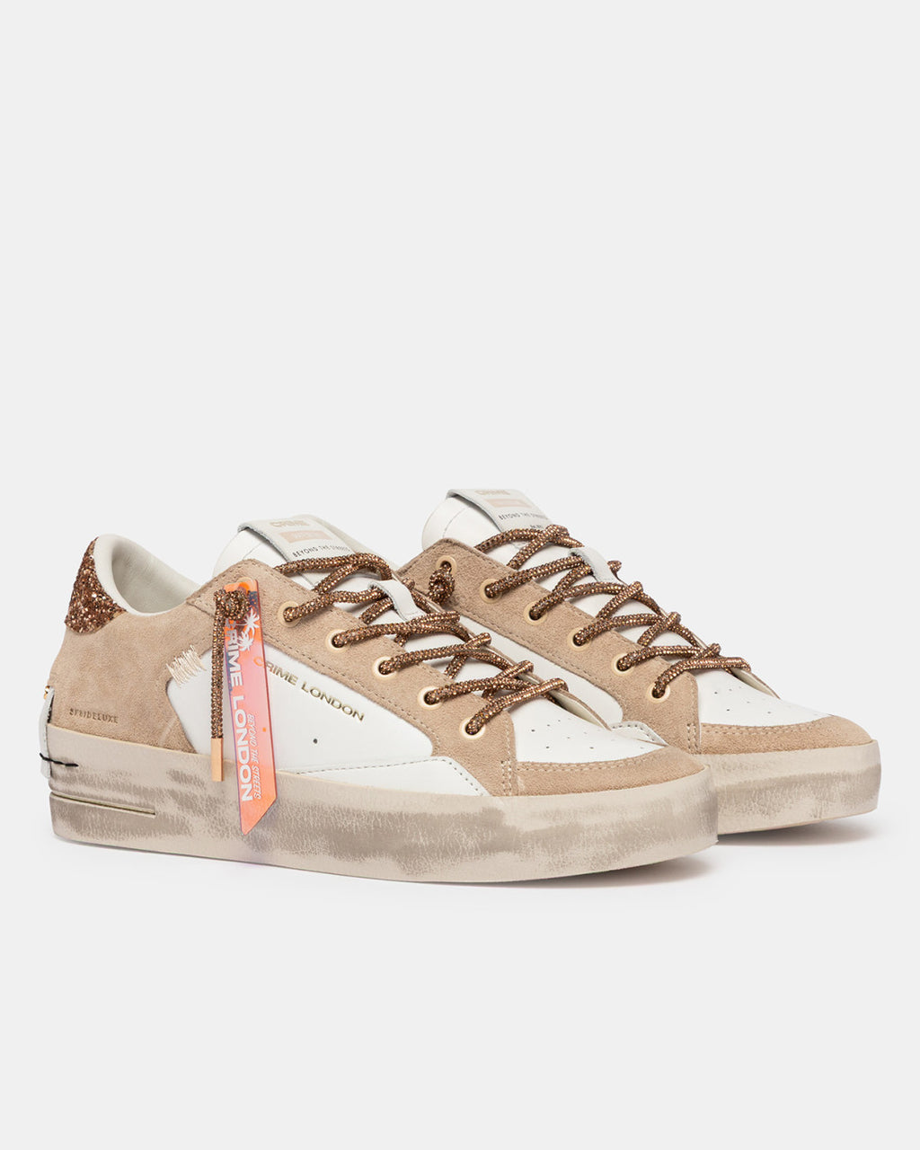 CRIME LONDON SK8 CHAMPAGNE DONNA