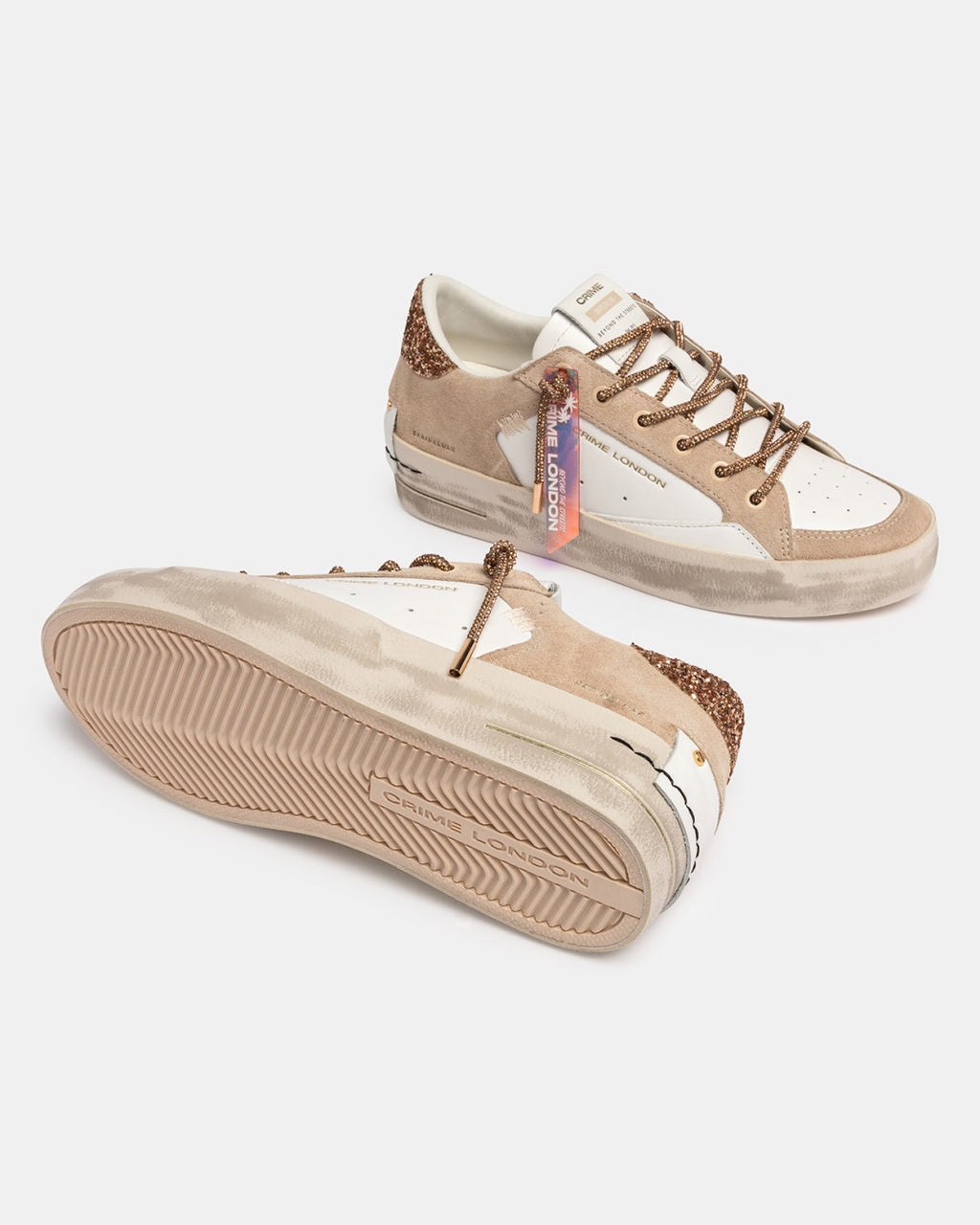 CRIME LONDON SK8 CHAMPAGNE DONNA