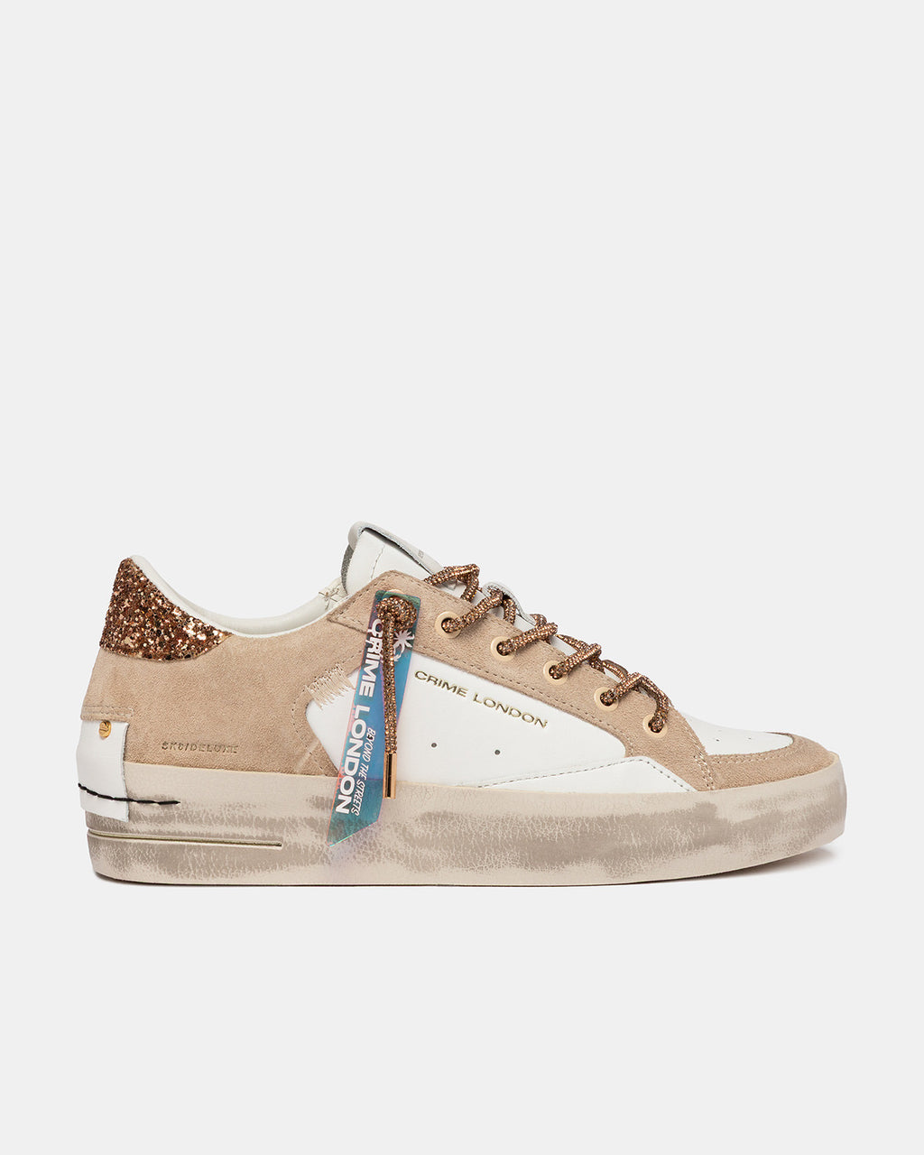 CRIME LONDON SK8 CHAMPAGNE DONNA