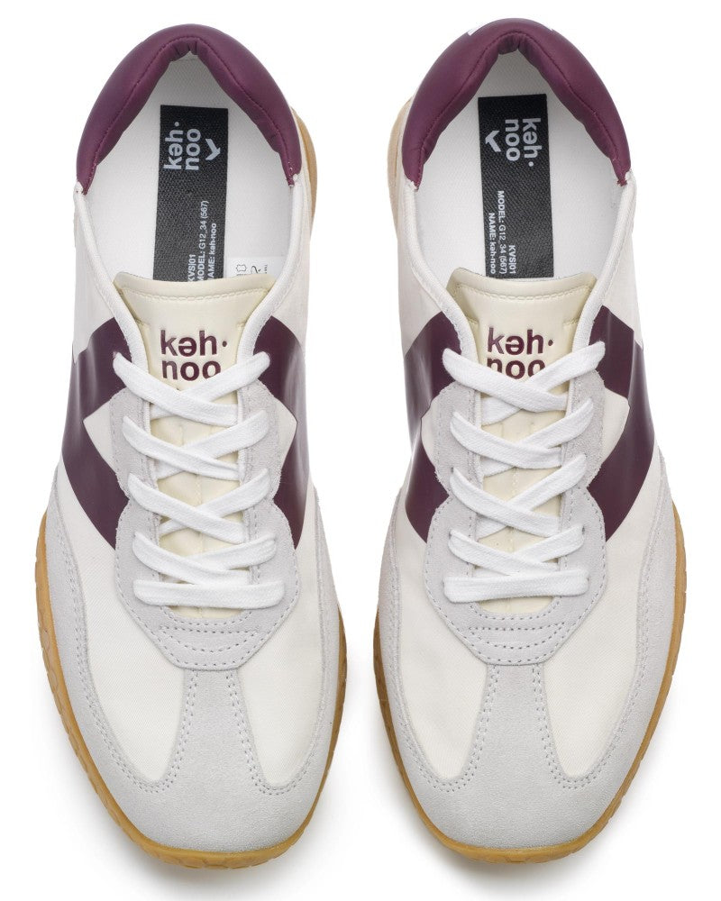 Sneakers Keh.noo uomo panna bordeaux