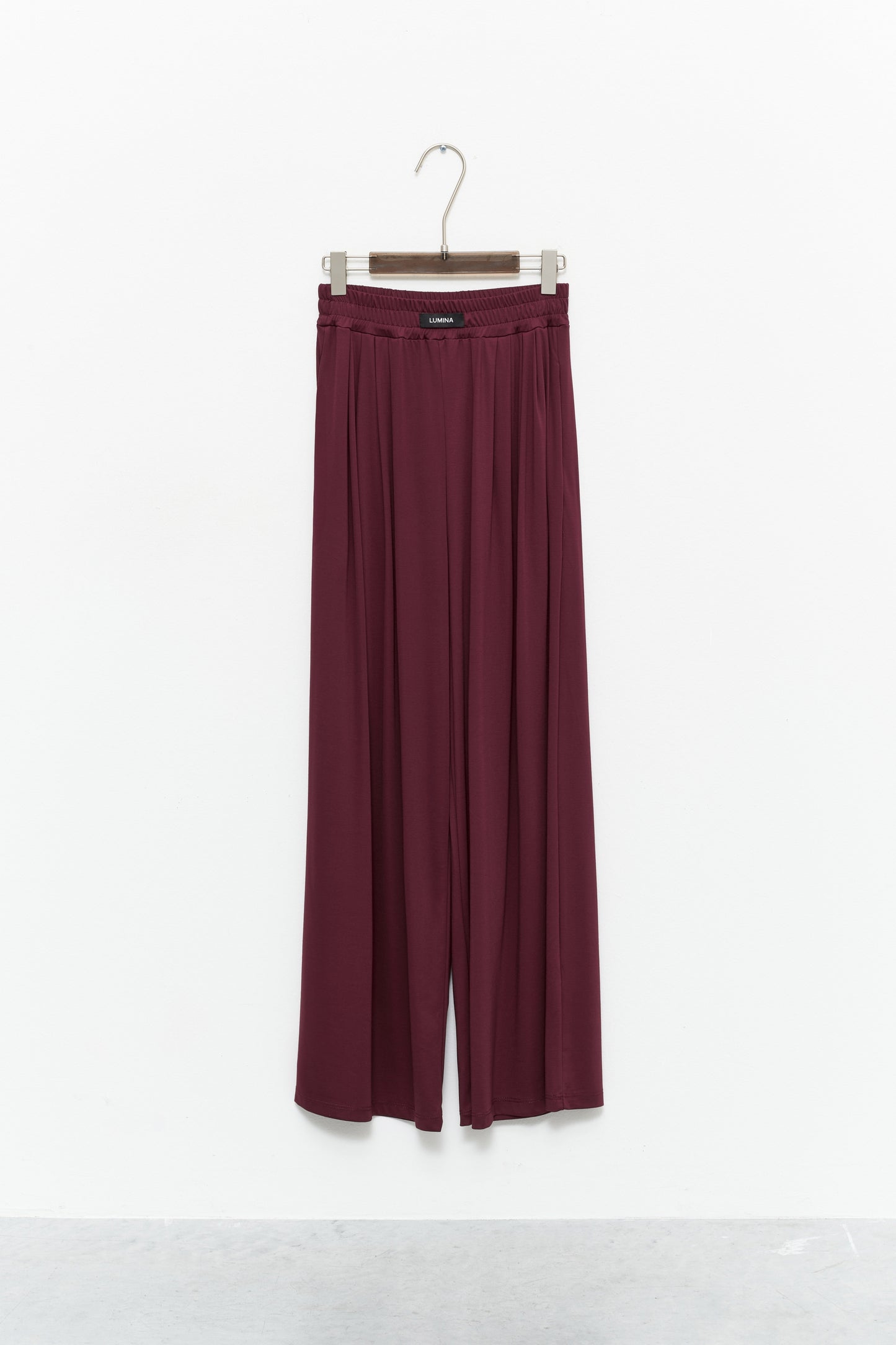 PANTALONE MORBIDO - Bordeaux - Lumina