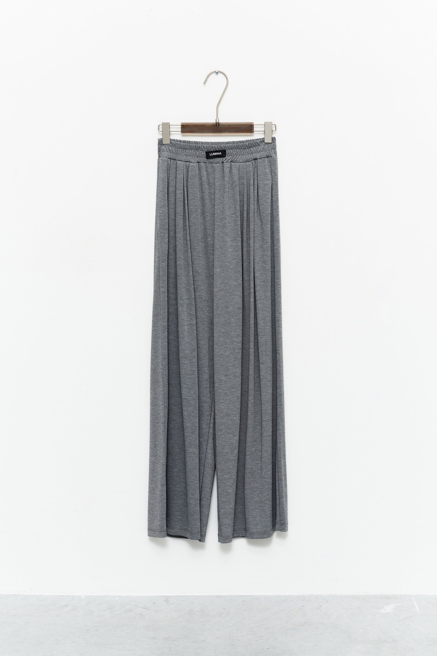 PANTALONE MORBIDO - Grigio - Lumina