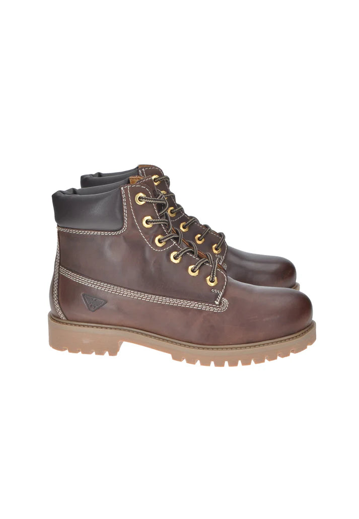 DOCKSTEPS STIVALETTI STRINGATI - MARRONE