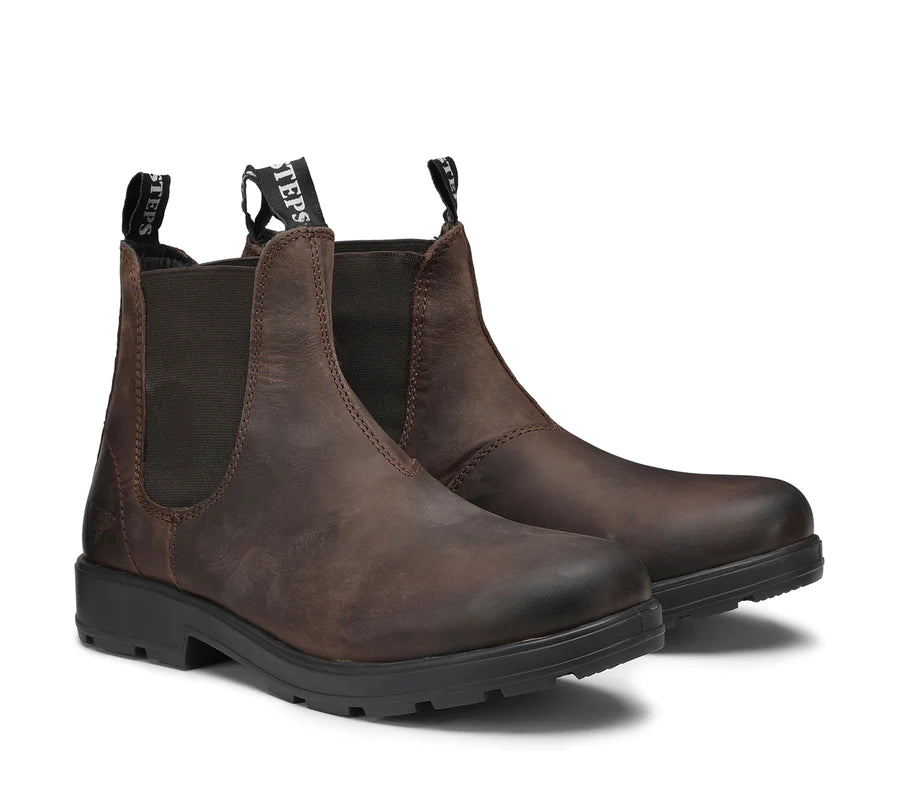 UOMO - JASPER 1302 DARK BROWN- Docksteps
